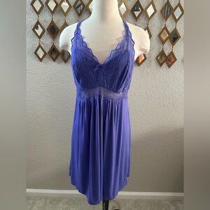 Soma Lace Detail Lilac Chemise